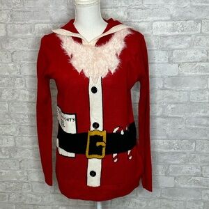 Rue 21 Santa suit red sweater size M